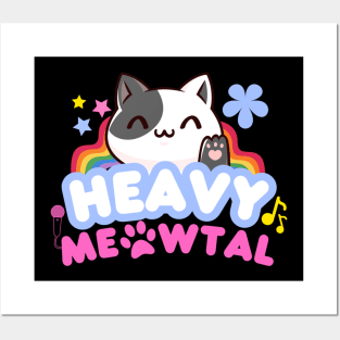 Heavy meowtal Posters and Art